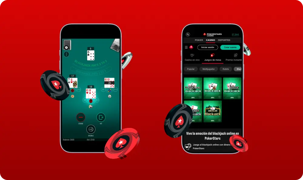 blackjack para telemóvel