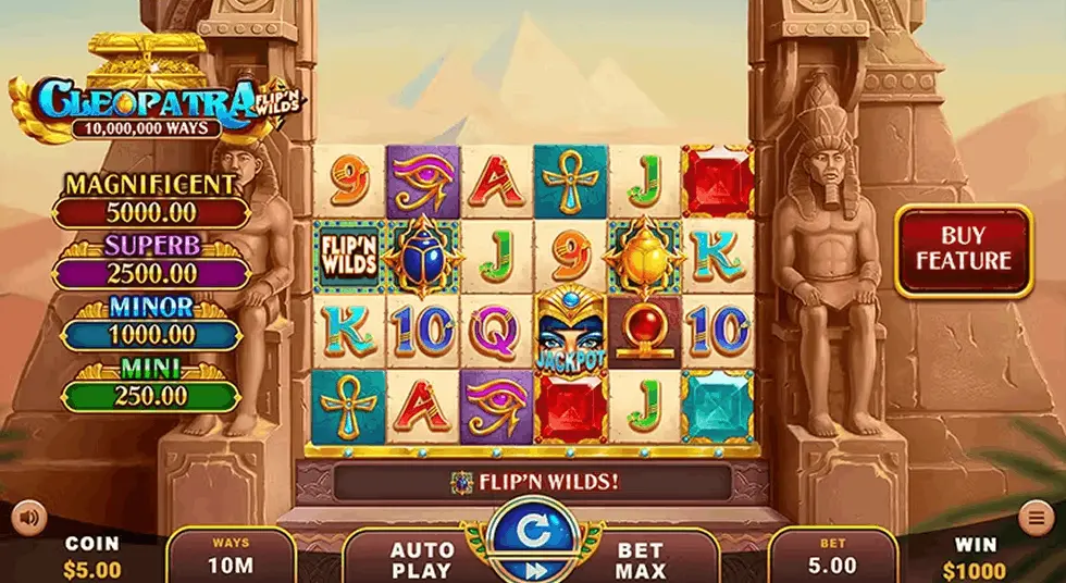 cleopatra flip n wilds